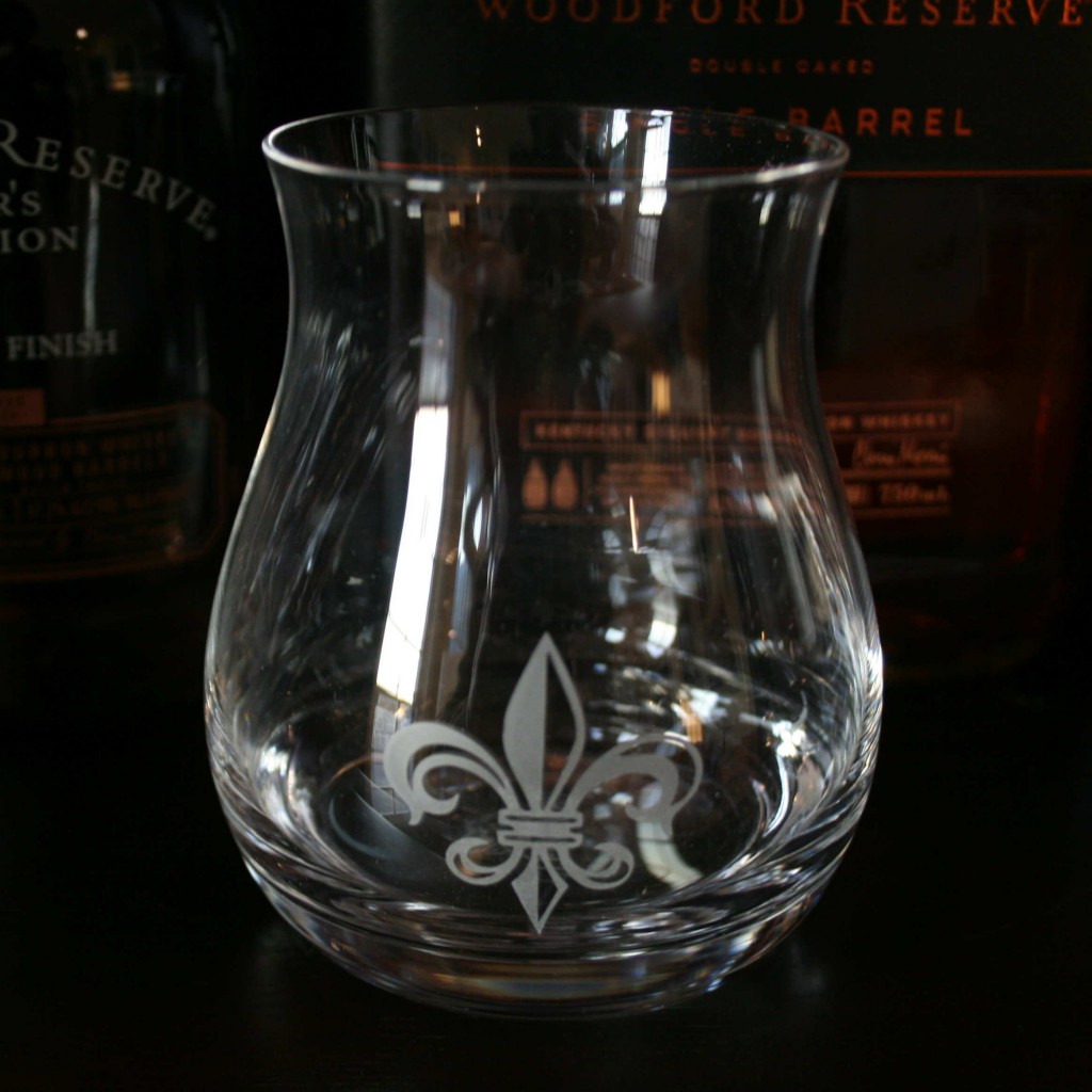 Glencairn Mixer Glass Set With Fleur De Lis Whiskey By The Glass