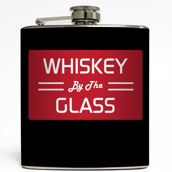Whiskey by the Glass Flask Whiskey By The Glass