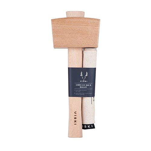 Viski Professional Lewis Ice Bag and Mallet - Whiskey By The Glass