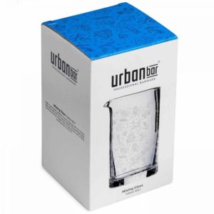 urban bar tattoo mixing glass packaging