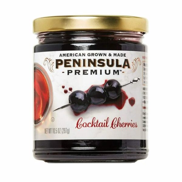Premium Peninsula cocktail cherries jar