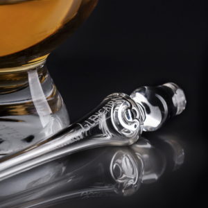 Close up of pipette with Glencairn etched on top