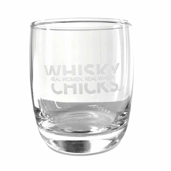 Whisky Chicks 9 oz rocks glass