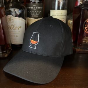 Black Glencairn Hat with bottles in background